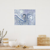 Draag Me Weg Dwergpony Pegasus Poster (Keuken)