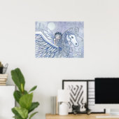Draag Me Weg Dwergpony Pegasus Poster (Thuiskantoor)