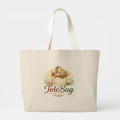 Draag met stijl grote tote bag (Achterkant)