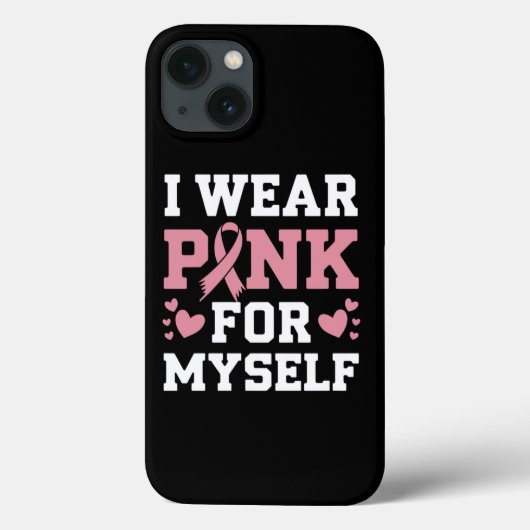 Draag mezelf roze Case-Mate iPhone case (Achterkant)