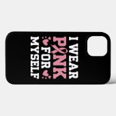 Draag mezelf roze Case-Mate iPhone case (Achterkant (horizontaal))