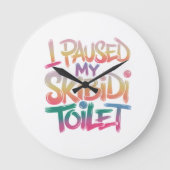 Draag mezelf roze grote klok (Voorkant)