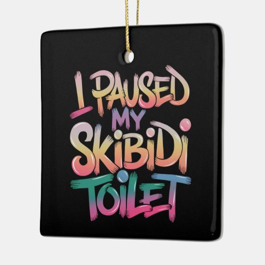 Draag mezelf roze keramisch ornament (Links)