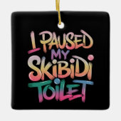 Draag mezelf roze keramisch ornament (Voorkant)