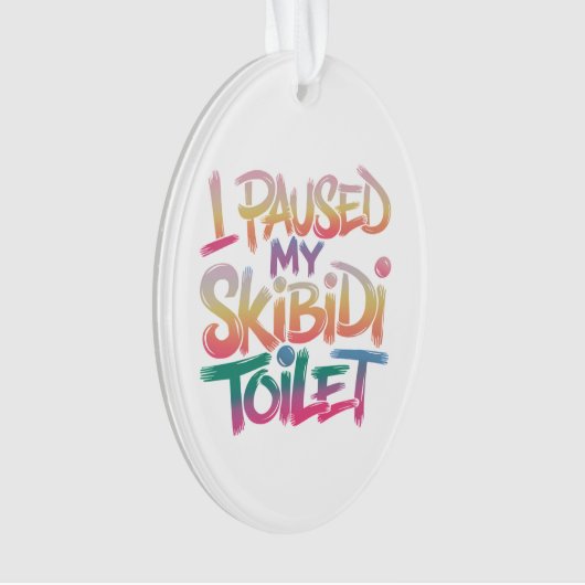 Draag mezelf roze ornament (voorkant)