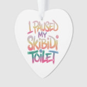 Draag mezelf roze ornament (voorkant)