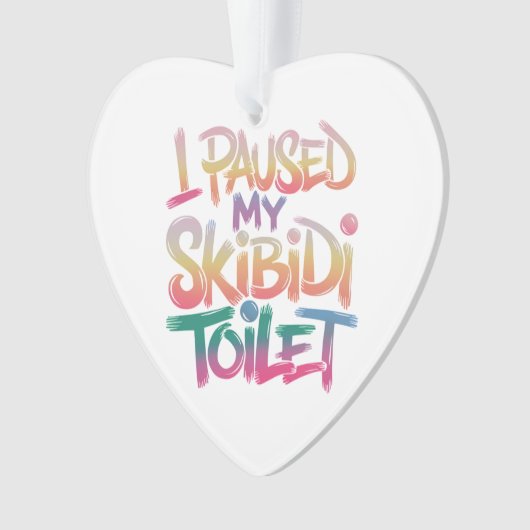 Draag mezelf roze ornament (voorkant)