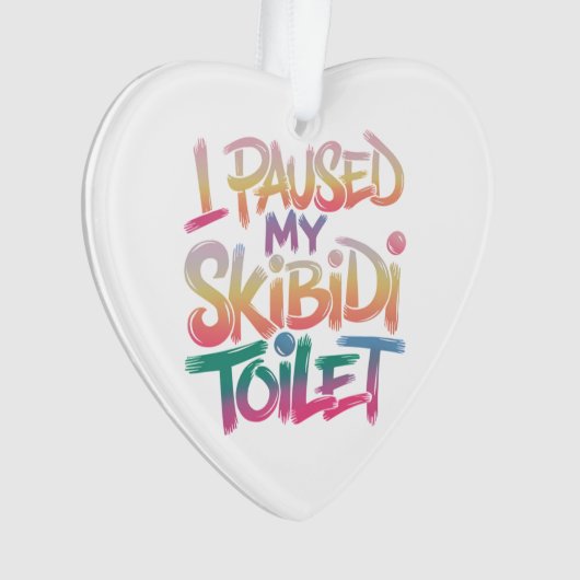 Draag mezelf roze ornament (voorkant)