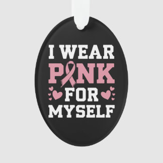 Draag mezelf roze ornament