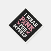 Draag mezelf roze servet (Hoek)