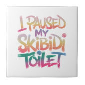 Draag mezelf roze tegeltje (Voorkant)