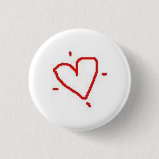 Draag mijn hart ronde button 3,2 cm
