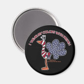 Draag mijn kleuren met trots magneet (Voorkant / Achterkant)