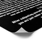 DRAAG MIJN SCHOENEN VOOR EEN DAG (linkergrootte 9. Poster (Hoek)