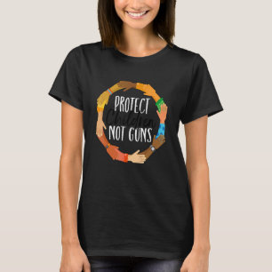 Draag Oranje Dag Bescherm Kinderen Niet Pistolen B T-shirt