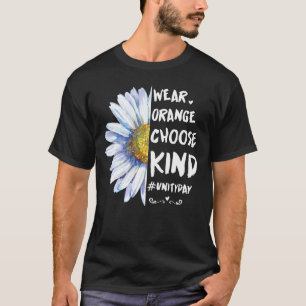 Draag Oranje Dag van de Eenheid Kies Soort Dag van T-shirt
