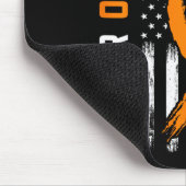 Draag Oranje nichtje multiple sclerose MS vlaggesc Muismat (Hoek)