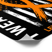 Draag Oranje Vader Vader Leukemie Bewustzijn Ameri Poster (Hoek)