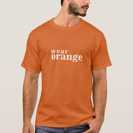 draag oranje #wearorange t-shirt
