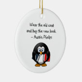 Draag oude deklaag voor het kopen van boekenkoffer keramisch ornament (Rechts)