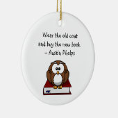 Draag oude munt koopt nieuwe boekenknoopjes met ee keramisch ornament (Rechts)