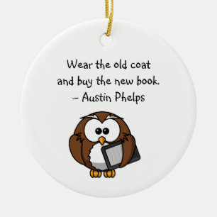 Draag oude munt koopt nieuwe boekenknoopjes met ee keramisch ornament