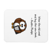 Draag oude munt koopt nieuwe boekenknoopjes met ee magneet (Horizontaal)