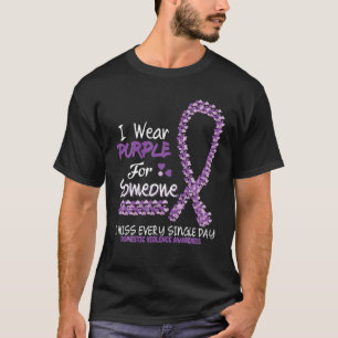 Draag Paars T-shirt voor geweldpleging binnen het