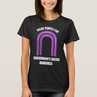 Draag Paars voor de ziekte van Scheuermanns T-shirt