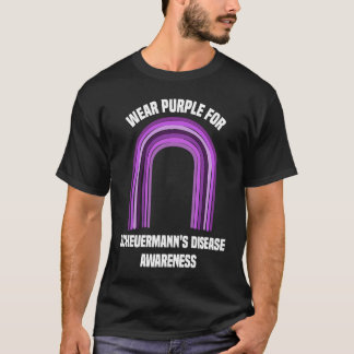 Draag Paars voor de ziekte van Scheuermanns T-shirt