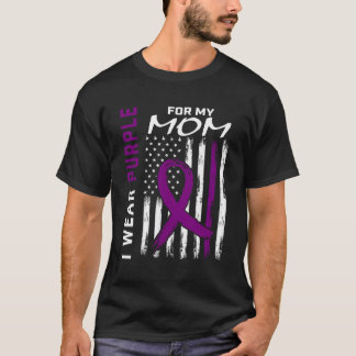 Draag Paarse Moeder Detia Alzheimers Awareness Ame T-shirt