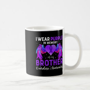 Draag Paarse ter nagedachtenis aan mijn broer over Koffiemok