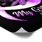 Draag Paarse ter nagedachtenis aan mijn kleinzoon  Poster (Hoek)