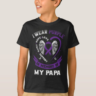 Draag Paarse ter nagedachtenis aan mijn papa alvle T-shirt