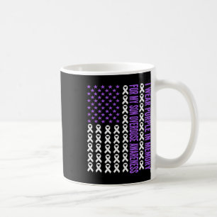 Draag Paarse ter nagedachtenis aan mijn zoontje Ov Koffiemok