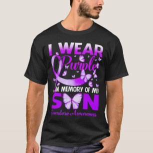 Draag Paarse ter nagedachtenis aan mijn zoontje Ov T-shirt