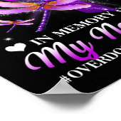 Draag Paarse ter nagedachtenis van mijn neefje ove Poster (Hoek)