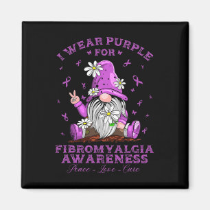 Draag Paarse voor Fibromyalgia Awareness Day Warri Magneet