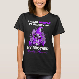 Draag Paarse voor mijn broertje Overdosis Awarenes T-shirt