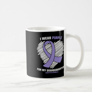 Draag Paarse voor mijn kleindochter Fibromyalgia A Koffiemok
