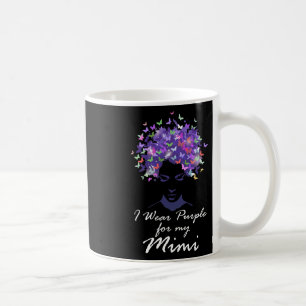 Draag Paarse voor mijn mimi moeder steun alzheimer Koffiemok