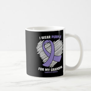 Draag Paarse voor mijn opa fibromyalgie bewustzijn Koffiemok