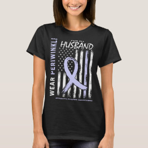 Draag Periwinkle Voor Maagkanker Bij Man T-shirt