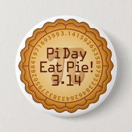 Draag Pi-Button Ronde Button 7,6 Cm