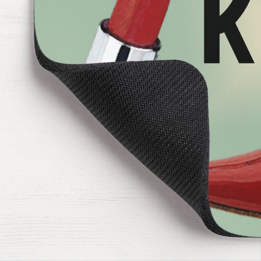 "Draag RED"-mousepad Muismat (Hoek)