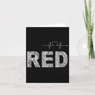Draag Rode Dag _ Go Red Gezegde Heart Disease Awar Kaart