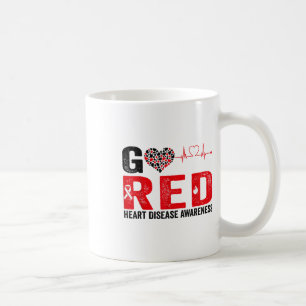 Draag rode dag rood in februari Hartziekte Award Koffiemok