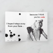 Draag Romance Mauling Kaart (Binnen)