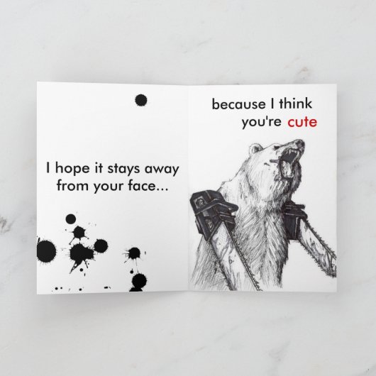 Draag Romance Mauling Kaart (Binnen)