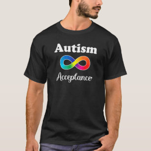 Draag rood in plaats van aanvaarding van autisme a t-shirt
